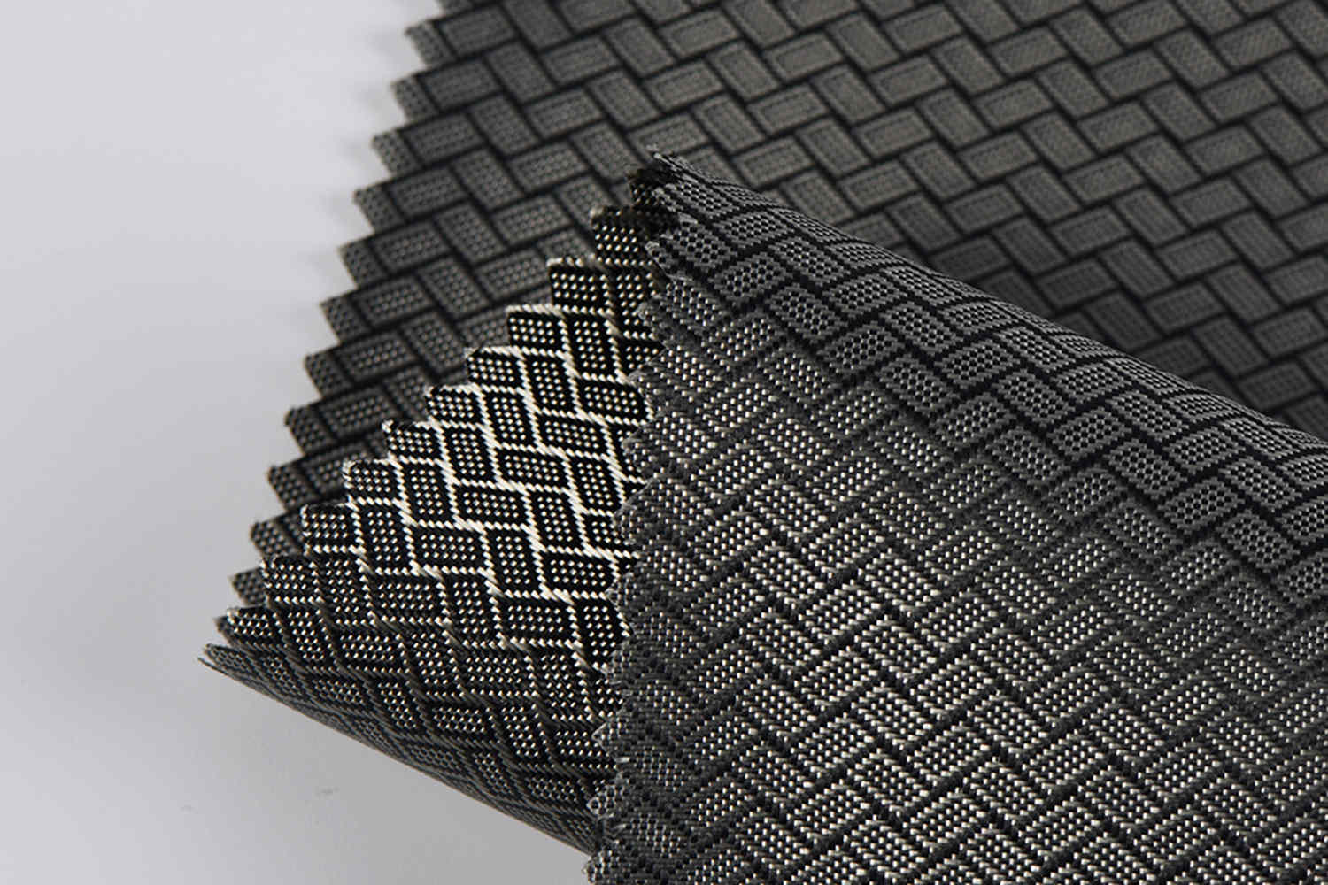 420d Waterproof Two Nada Jacquard dengan PU